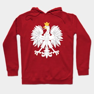 Polish Flag Eagle Hoodie